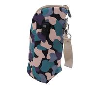 Fdit Sac Chauffe-biberon LED Portable 21 Réglages Sac Chaud au Lait Thermique pour les Voyages en Poussette en Métal Paquet de 1 (Camouflage noir)