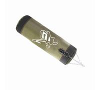 Fdit Sac de boxe vide Sac de chaîne en métal absorbant de sable pour boxe fitness (60 cm)