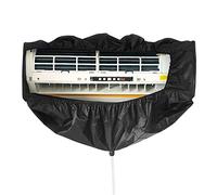 Fdit Sac de Nettoyage de Climatisation en Tissu Oxford Sac de Protection étanche pour Climatiseur Mural Sac de Protection pour Climatiseur Mural (Noir)