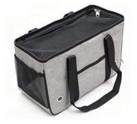 Fdit Sac de Transport pour Animaux de Compagnie, Rideau Enroulable, Petit Sac pour Chien avec Ventilation en, (S 39 X 17 X 27 cm, pour Moins de 2,5 kg)
