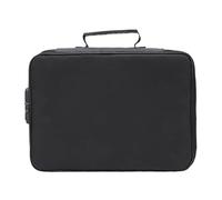 Fdit Sac en Boîte de Document Ignifuge, Support de Fichier Ignifuge avec un Verrouillage de Combinaison de Zip Ignifuge pour les Documents Importants Organisateur de Stockage
