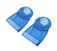 Fdit Sac en Filet pour Réservoir de Feuilles de Piscine, 2 Pièces, Sac de Collecte de Débris Lavable et Réutilisable avec Conception de Canal de Dérivation pour Pompe de Piscine et