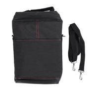 Fdit Sac Isotherme pour 2 Bouteilles de Vin, Fourre-Tout rembourré et étanche, Sac de Voyage pour Vin, Porte-vin Portable, Pochette de Rangement pour Voyage, Pique-Nique, Plage (Black)