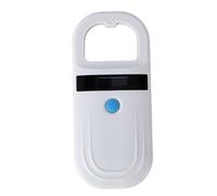Fdit Scanner de -Puce à Main Rechargeable pour Lecteur FDX B Chips Animal avec Un écran de luminosité élevé pour Une Lecture de Plein Air Facile (Rouge)
