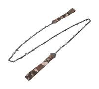 Fdit Scie à Chaîne à Main, Scie à Chaîne de Survie Portable de 48 Pouces avec Conception Pliable et Sac de Rangement pour le Camping, la Chasse et le Jardinage