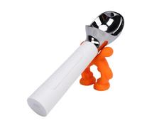 Fdit Scoop de Crème Glacée Chauffée, Scoop de Crème Glacée électrique avec Affichage LED, Chauffage Rapide, Rechargeable, Idéal pour les Magasins de Desserts, Gadgets de Cuisine à (WHITE)
