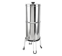 Fdit Seau à Eau par gravité 2,25 Gallons, Portable, en Acier Inoxydable, Stockage Efficace de l'eau pour Le Camping et Les Activités de Plein Air