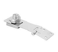 Fdit Serrure à Loquet de Tiroir en Alliage de Zinc, Serrure D'armoire avec Clés pour Tiroirs de Meubles, Armoires, Placards, Rotation à 90 °, Positionnement Multi-trous, 100x40mm