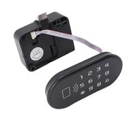 Fdit Serrure D'Armoire électronique à Combinaison Intelligente pour Armoire à Tiroirs en Bois - Prend en Charge 100 Codes, Alimentation de Secours USB - Matériau en Alliage de Zinc ABS