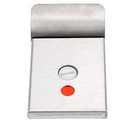 Fdit Serrure de Porte Privée pour Toilettes de Salle de Bain, en Alliage de Zinc et Acier Inoxydable, avec Indicateur D'engagement Libre et Raccords à Vis, pour Toilettes Publiques