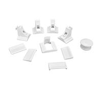 Fdit Serrures D'armoire Magnétiques pour bébé, Jeu de Clés Efficace pour la Protection des Tiroirs, [4] Serrures + [1] clé, pour Portes D'armoires de bébé, Matériau Magnétique RuFeB