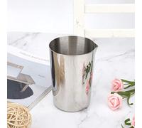 Fdit Shaker à Cocktail en Acier Inoxydable de 500 Ml, Technologie Ionique Sous Vide Plaquée or avec Bec Verseur Créatif, pour Whisky Martini Manhattan et Barman Professionnel (SILVER)