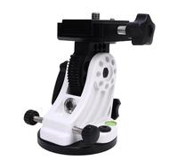 Fdit Siège de Réglage de Latitude, 90 Degrés Réglables Réglables en Aluminium Alliage équatorial Monture de Télescope Télescope Latitude pour Accessoires de Télescope Astronomiques (White)