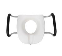 Fdit Siège de Toilette surélevé, Bras Rembourrés, Verrouillage Fixe, Charge élevée pour les Populations Spéciales
