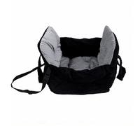 Fdit Siège de Voiture pour Animal Domestique, Ceinture de sécurité Portable en Polyester Doux avec Poignées pour Chiens de Taille Moyenne et Grande, Lit Polyvalent pour Intérieur et