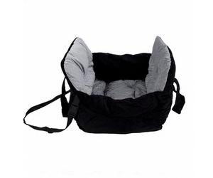 Fdit Siège de Voiture pour Animal Domestique, Ceinture de sécurité Portable en Polyester Doux avec Poignées pour Chiens de Taille Moyenne et Grande, Lit Polyvalent pour Intérieur et