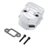 Fdit Silencieux D'échappement en Acier pour Tronçonneuse, Durable, pour MS181 MS181C MS171, Remplacement OEM 1139 140 0604, Conception de Réduction du Bruit