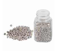 Fdit Silicone Hair Sarring Confortable 1000 Pièces/Bouteille 5 Mm Boucles D'anneau D'alimentation pour Extension de Cheveux Outils D'installation Simples Perles D'extension de Cheveux pour le