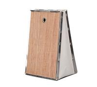 Fdit Soufflet de Fumeur d'abeille, Pièce de Rechange de Fumeur Manuel en Cuir PVC et contreplaqué pour équipement Apicole 19x12cm Accessoire D'apiculteur