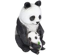 Fdit Statue de Jardin de Panda, Ornements de Panda de Simulation Dynamique Agile pour pelouse de Jardin