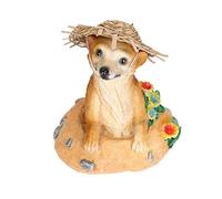 Fdit Statue de Jardin Suricate, Ornements de Suricate en résine extérieure réaliste imperméable à la Pluie pour la pelouse