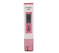 Fdit Stylo Testeur D'eau Numérique 4 en 1, Compteur de qualité de L'eau de Température PH TDS EC avec Affichage rétroéclairé, pour Aquariums D'eau Potable, Piscines (PINK)