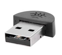 Fdit Super Mini USB 2.0 Rakstresion Mic Mic pour Le PC Portable - High Fidelity Sound Computer - pour Le Logiciel de Reconnaissance Vocale Silver (Black)