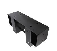 Fdit Support à Bois de Chauffage, Support en Bois de Fer Robuste avec Revêtement en Poudre Résistant aux Intempéries, Assemblage Facile pour Cheminée, Brasero Extérieur, Porche Arrière