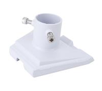 Fdit Support D'Adaptateur de Tuyau Satellite, Kit de Montage sur Toit en Acier pour Adaptateur de Tuyau Antirouille Satellite Gen 3 avec Base de 19 X 15 Cm