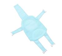 Fdit Support de Bain Détachable pour bébé, Universel, Antidérapant, écharpe de Baignoire à 5 Pointes, Maille de Douche pour Bébés (bleu clair)