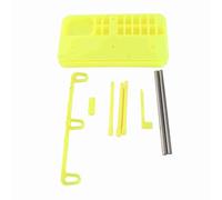 Fdit Support de Bobine de Fil, Support en Plastique à 3 Fils avec Base en Métal pour Machine à Coudre, Organisateur de Fil à Broder pour Usage Domestique