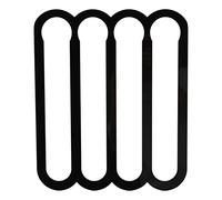 Fdit Support de Capsule Mural Compatible avec Les Dosettes de Capsules VertuoLine Montées Verticalement Horizontalement sur Les Murs ou sous Les Armoires(Le Noir)