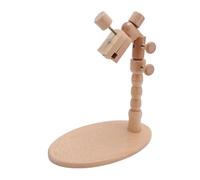 Fdit Support de Cerceau de Broderie en Bois Réglable pour les Projets de Broderie à la Main, Support de Cadre de Rotatif à 360 ° pour la Couture Artisanale, de en Bois de Hêtre pour les Amateurs