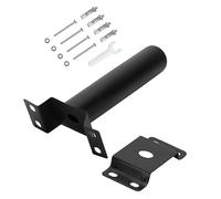 Fdit Support de D'éclairage Solaire à sur Poteau Lumineux Support de Lumière Polyvalent et en Acier pour Lampadaire Extérieur, Structure Robuste et