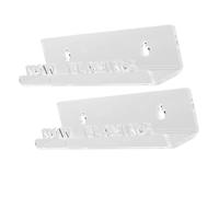 Fdit Support de Disque D'album en Acrylique Durable, Facile à Installer, Support de Disque Mural pour Salle de Bain, Cuisine, Salon, Organisateur Mural Artistique, Présentoir de Créateur (Transparent)