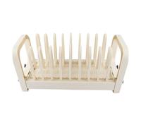 Fdit Support de Drainage pour Organisateur D'assiettes en Plastique de qualité Supérieure, Support de Rangement D'assiettes Multifonctionnel pour L'organisation de la Cuisine