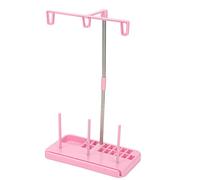 Fdit Support de Fil à Broder à 3 Cônes, Support de Bobine pour Accessoires de Machine à Coudre avec Construction en Plastique Robuste, Organisateur Léger pour la Broderie et la Couture