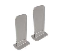 Fdit Support de Gants de Boxe en Acrylique, 2 Pièces, Présentoir Vertical de Gants de Boxe, Présentoir de Gants de Baseball, Support de Gants en Acrylique (Transparent)