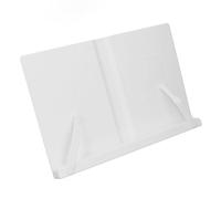 Fdit Support de Livre de Bureau Multifonctionnel-support de Lecture Flexible et Peu Encombrant pour Tablette, Téléphone Portable, Ordinateur Portable (WHITE)