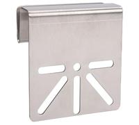 Fdit Support de Montage de Gouttière, Support de Montage de Caméra de sécurité Solaire en Acier Inoxydable avec Installation Stable sans Perceuse pour L'extérieur