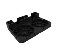 Fdit Support de Séchage de Bouteilles d'eau en Silicone de qualité Alimentaire, Support de Tasse Polyvalent pour la Maison et Le Bureau, Sèche-Tasse à Base Antidérapante (Black)
