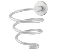 Fdit Support de Sèche-Cheveux en Alliage D'aluminium, Organisateur Mural de Salle de Bain avec Vis Cachées pour Le Rangement du Sèche-Cheveux, Compatible avec la Plupart des Types