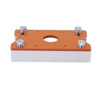 Fdit Support de Serrage à Base Fendue 2 en 1, Outil de Localisation de Fente de Routeur à Bois Compact, Conception Portable pour Diverses Tâches de Travail du Bois