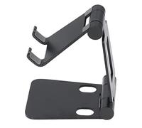 Fdit Support de Téléphone, Conception Ergonomique Facile à Plier et à Transporter avec Gel de Silice Antidérapant, pour Smartphone et Tablette 4-8 Pouces 270 Réglable (S4 Noir)