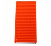 Fdit Support de Téléphone en Silicone, Support de Bureau Pliable Antidérapant avec Noyau en Alliage D'aluminium pour Téléphone de Bureau à Domicile Tablette Ordinateur Portable (Orange)