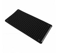 Fdit Support de Téléphone en Silicone, Support de Téléphone de Bureau Pliable avec Noyau en Alliage D'aluminium pour Smartphones, Tablettes et Ordinateurs Portables de Bureau à Domicile (Black)