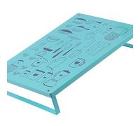 Fdit Support D'étagère pour Cuisinière à Induction, élégant, Facile à Installer, Couvercle de Cuisinière à Gaz, étagère de Base pour Support en Fer de Cuisine (GREEN)