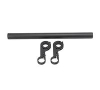 Fdit Support D'extension de Guidon de Vélo en Alliage D'aluminium de 30 Cm, Barre de D'accessoires de Vélo à Double Fixation pour Support de Téléphone de Phare, Klaxon D'ordinateur