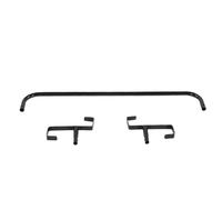 Fdit Support Mural pour Couvertures de Cheval de 91,4 Cm, Barre de Couverture Stable en Fer avec Crochets Multifonctionnels, Support de Couverture Portable sans Perçage pour