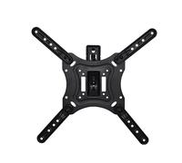 Fdit Support Mural Rotatif Extensible pour Téléviseur de 23 à 55 Pouces, Peu Encombrant et Sûr, Idéal pour la Chambre à Coucher